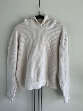 Perfectwhitetee Cassie waffle knit sweatshirt